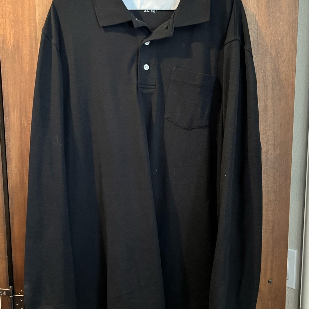 Croft & Barrow Black Polo Shirt XL